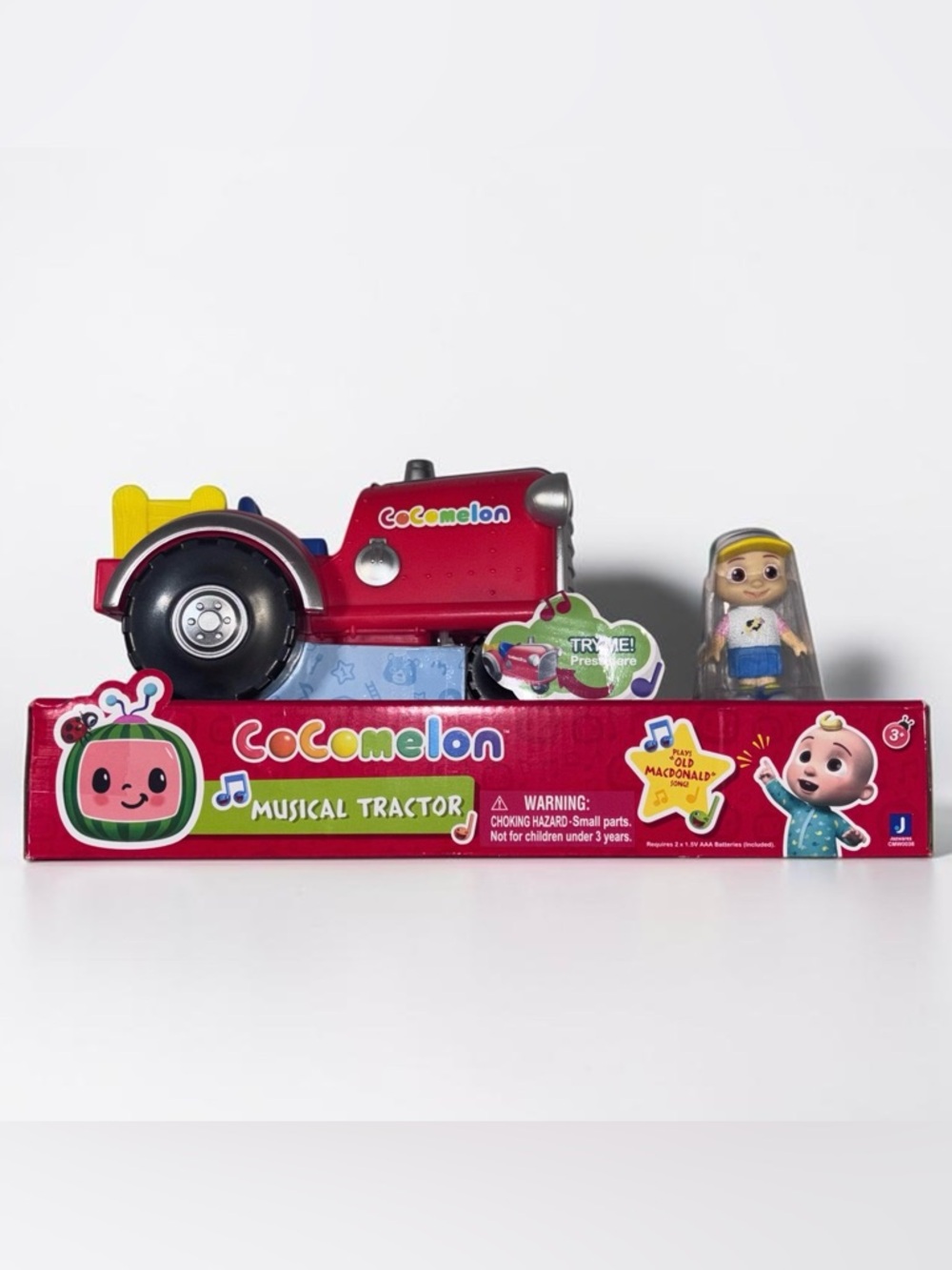 CoComelon Musical Tractor w/ JJ Figure – Plays Old MacDonald NEW